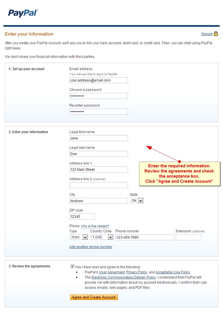 How to Create a PayPal Account - JonesHouseCreative.com