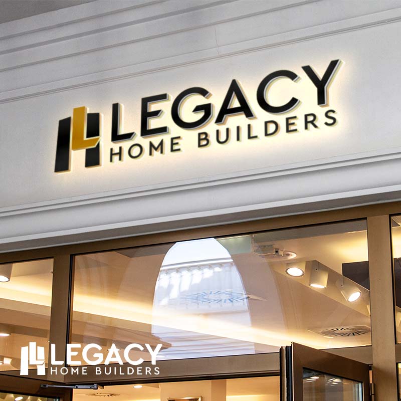Legacy Home Builders - Custom Website and Branding Design